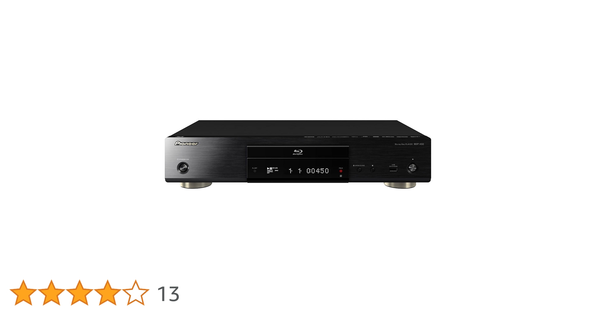 美品　新品リモコン　パイオニア　SACD/ブルーレイプレイヤー　BDP-450 純正リモコン付 パイオニアSACD/ブルーレイプレイヤー BDP-450